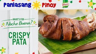 Super Crispy Pata Recipe with Yummy Sawsawan  Panlasang Pinoy [upl. by Ydiarf]