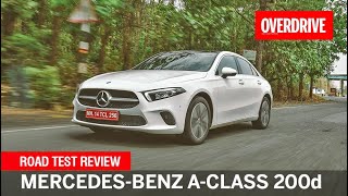 MercedesBenz AClass 200d  Road Test Review  OVERDRIVE [upl. by Nnylyahs84]