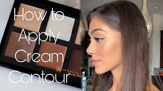 How to Apply Cream Contour for beginners  Chelseasmakeup [upl. by Watson]