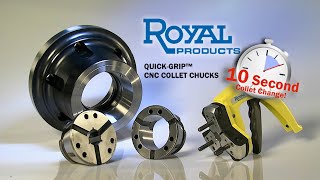 Royal Products QuickGrip™ CNC Collet Chuck [upl. by Eveam404]