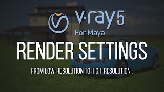 Maya  Vray 5 Render Setting Easiest Way with explanation [upl. by Irtimd]