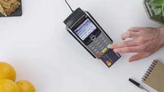 Worldpay Card Machines  How to perform a Sale [upl. by Calore]