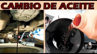 Tips para el cambio de aceite del motor muy detallado [upl. by Enahpad]