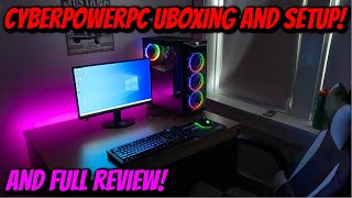 GAMING PC From CyberPowerPC Unboxing amp Setup [upl. by Adal77]