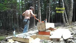 Norwood PM14 Chainsaw Mill [upl. by Rafaellle]