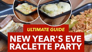 German Raclette Party  German New Years Eve Food Traditions [upl. by Noguchi]