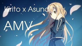 Sword Art Online Kirito x Asuna AMV  Crush [upl. by Ellertal]