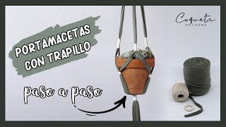 Como hacer un macetero en 10 min MUY FACIL [upl. by Annetta]