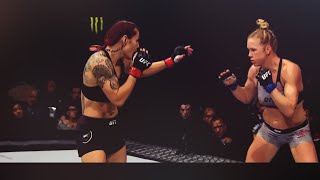 Cris Cyborg vs Holly Holm  Highlights [upl. by Kallick]