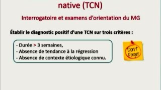 Conduite à tenir devant une Toux native chronique [upl. by Essirahs]