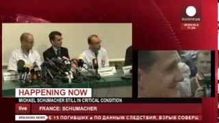 Schumacher in coma Press conference at Grenoble hospital recorded live feed [upl. by Currier]