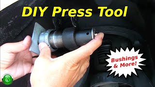 How To Replace Control Arm amp Trailing Arm BushingsDIY Tool [upl. by Lledo]