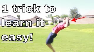 How To Do A Backflip For Kids Or Beginners [upl. by Lucio635]