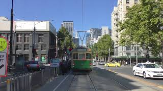 MELBOURNE TRAM DRIVERS VIEW  2018 Update Route 86 Docklands to Bundoora [upl. by Nnahtur]