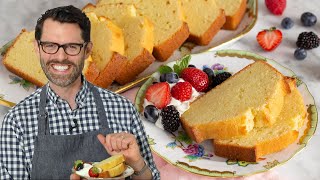 Perfect Pound Cake Recipe [upl. by Kcirdla]