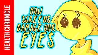 How Phone Screens Damage Our Eyes And HOW TO BE SAFE [upl. by Jola]