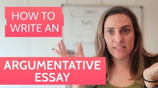 How to Write an Argumentative Essay  Advance Writing [upl. by Devlin]