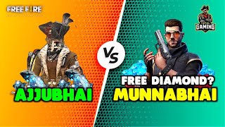 Ajjubhai94 vs Munnabhai Best Clash Battle Who will Win  Garena Free Fire [upl. by Assila]