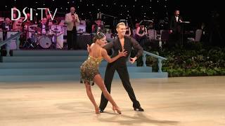 Troels Bager amp Ina Jeliazkova Rumba Presentation Dance Professional Latin  UK Open 2019 DSI TV 4K [upl. by Akinorev763]