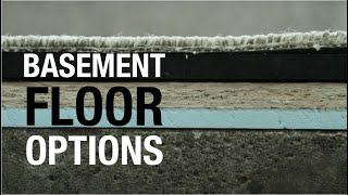 Basement Floor Options to Prevent Moisture [upl. by Liggett]