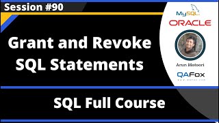 SQL  Part 90  Grant and Revoke SQL Statements [upl. by Atekram719]