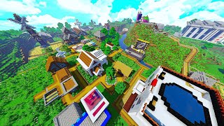 MAPA DEL PUEBLO DE KARMALAND 4 PARA MINECRAFT JAVA 1122 1144 y 116 JAVA EDITION [upl. by Annirok]