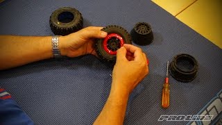 ProLine HOWTO Mount Short Course BeadLoc Wheels [upl. by Nosyrb908]