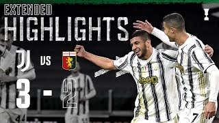 Juventus 32 Genoa  Rafia Debut Winner in Extra Time  EXTENDED Highlights [upl. by Chastain287]