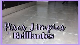 COMO LIMPIAR PISOS DE CERÁMICA  RAPIDO Y FACIL  PISOS BRILLANTES [upl. by Nezam495]