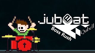 Jubeat Qubell  Boss Rush UASO On Drums First Try  The8BitDrummer [upl. by Suivatal791]