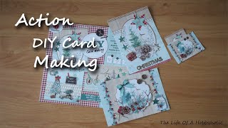 Action DIY Card Making Set  Kerst Kaarten Maken [upl. by Eelymmij41]