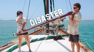 Sailing Gone Wrong OUR MAST BROKE — Sailing Yabá 228 [upl. by Schramke]