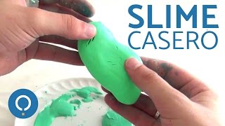 SLIME CASERO SIN BORAX muy fácil de hacer [upl. by Ahsirtal]