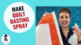 Make Your Own Quilt Basting Spray [upl. by Rolyat]