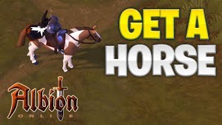 Albion Online  How To Get A Horse [upl. by Durrace]