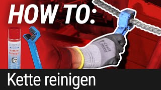 HOW TO Motorradkette reinigen [upl. by Eirrok17]