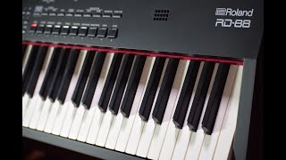 Roland RD88  Comprehensive Overview  Review  Demo [upl. by Faubert]