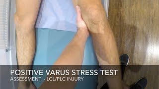 Positive Varus Stress Test [upl. by Friedman]