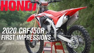 2020 Honda CRF450R  First Impressions [upl. by Sabine73]