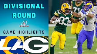 Rams vs Packers Divisional Round Highlights  NFL 2020 Playoffs [upl. by Sheply998]