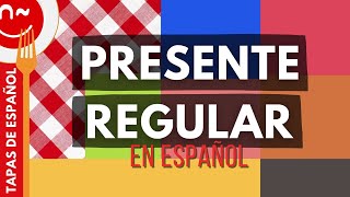 Presente regular en español  Spanish Regular Verbs in Present Tense [upl. by Abisha140]