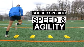 Soccer Specific Speed amp Agility Training [upl. by Enaywd896]