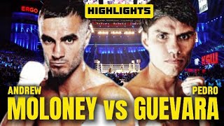 ANDREW MOLONEY VS PEDRO GUEVARA HIGHLIGHTS [upl. by Ezequiel]