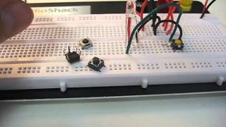 How To Use Tactile Switches B3F1102 [upl. by Minoru]