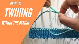 Twining  Weaving Techniques for Beginners [upl. by Leseil]