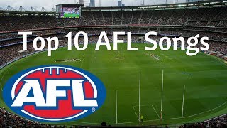 Top 10 AFL Theme Songs [upl. by Arakihc]