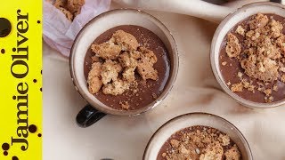 Chocolate Amaretto Pudding  Gennaro Contaldo [upl. by Kanya]