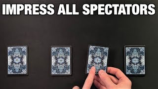 This Magnificent NO SETUP Card Trick Will BLOW MINDS [upl. by Aitnom724]