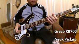 Rickenbacker 4003 VS Greco RB700 [upl. by Huckaby559]