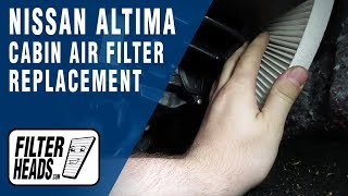 How to Replace Cabin Air Filter 2013 Nissan Altima  AQ1228 [upl. by Akilam542]